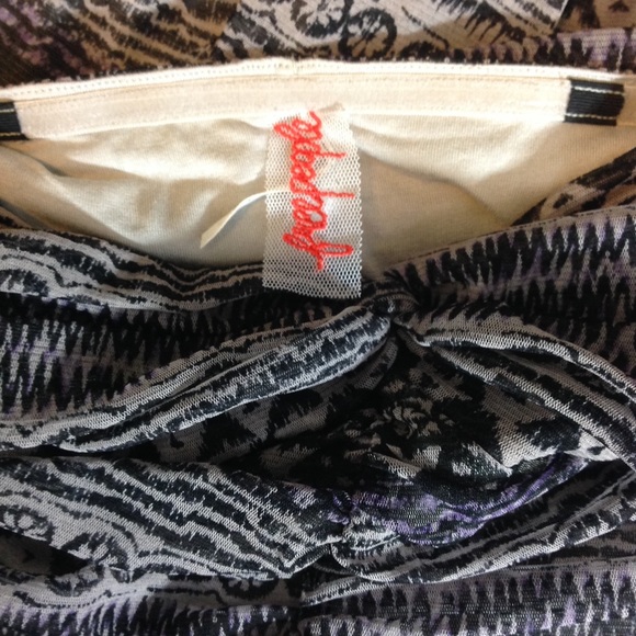 Free People Strapless Tribal Print High-Low Dress - Picture 2 of 6